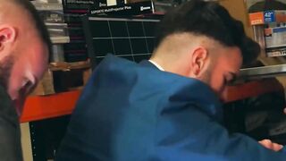robust hunk Leo Rosso drives a hottie in a suit Prince Pol
