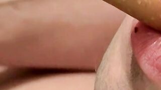 Inked handsome guy loves to touch himself while smoking Hoe 2