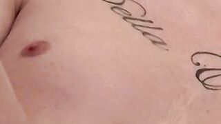 Inked handsome guy loves to touch himself while smoking Hoe 2