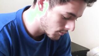 Straight Latino jock pounded raw after friend seduced him