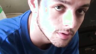 Straight Latino jock pounded raw after friend seduced him
