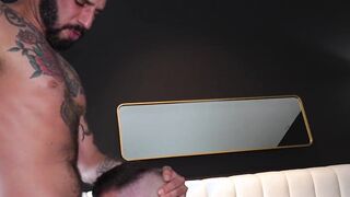 Hunk Tryp Bates meets handsome Romeo Davis for raw passion in cutlers Den