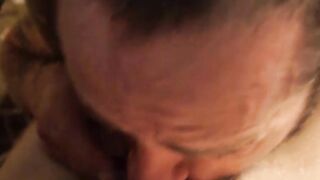 Inked stud sucked off by his kinky boyfriend while moaning