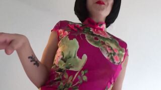 Pierced English cutie Maeve tricked into passionate handjob