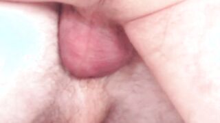 Both Nick Milani and stepuncle collapsed on the bed after banging and cumming