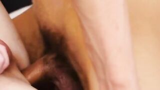 Hung fellow gets on top of his companion and rides his large dick
