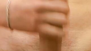 Adorable twink Jake Idol rubs his dick over his underwear