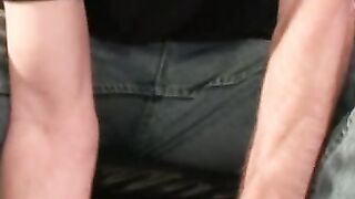 Hairy amateur jerks off and cums naked after an interview Hoe 2