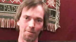Hairy amateur jerks off and cums naked after an interview Hoe 2
