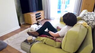 Juicy tits cutie Lucy Lane tricked by kinky nerd for hot BJ