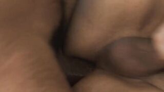 Horny TS Zariah Aura sucks and rides Rodrigos dick