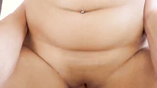 Seductive glasses Emori Pleezer gives kinky POV blowjob