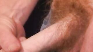 Rough stud strips naked to stroke himself solo until he cums