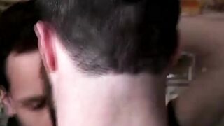 Amateur twinks sucking each other off before rough banging