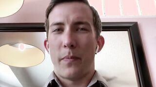Stepfather teases cute twink into hardcore taboo barebacking