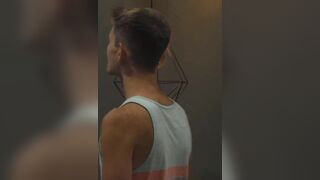 Muscular hairy gay anal fucks twink
