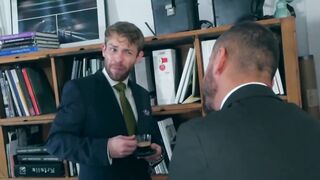 Thomas Thunder slams his bearded young coworker with a doggy style