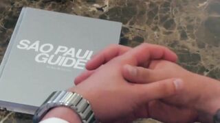 Office anal hammering with Andy Onassis and Emir Boscatto