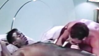 Married man is duped by a horny white man using a crude blowjob