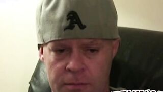 Amateur bald dude strokes his dick until it is really hard Hoe 2