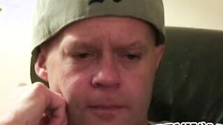 Amateur bald dude strokes his dick until it is really hard Hoe 2