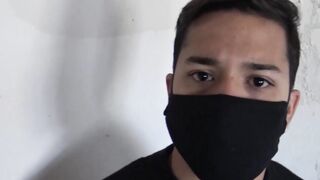 Shy Latino jock facialized after hardcore fucking for cash