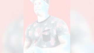 Muscular alpha male Brad strips naked after an interview