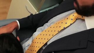 Have sex in a real office setting with two executive branch directors