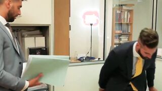 Have sex in a real office setting with two executive branch directors