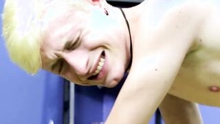 Shy twink enjoys being ass banged by friends thick dick
