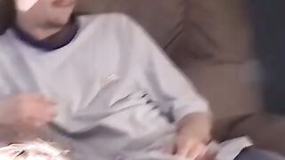 Ugly fat butt muncher loves jerking off his giant prick Hoe 2
