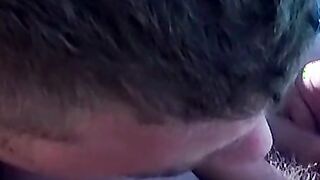 Chilling and smoking twinks engage to outdoor bareback fuck