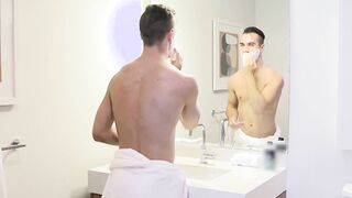 Twink stepson crude screwed subsequent to shaving his charming face