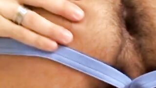 Bubble butt youngster screwed doggystyle after energetic penis massage