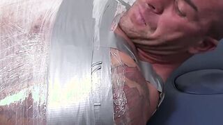 Hunky dude Braden bound and tickle tormented by dom