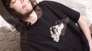 Seductive stud Jonas Taylor tease his throbbing cock