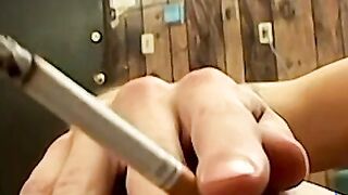 Twink seduces while smoking cigars turns to sensual orgy