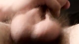 Chainsomker dude engages with intense solo cock stroking