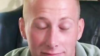 Stud shows off his tattooed chiseled body and jerks off hard Hoe 2