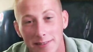 Stud shows off his tattooed chiseled body and jerks off hard Hoe 2