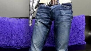 Emotional fingers his butt and strokes off in the wake of being evaluated