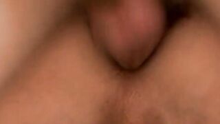 Before bareback sex nerdy guy with glasses sucked