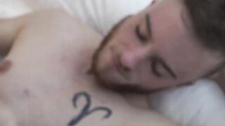 Playful Riley Ross fucks ftm Luke Hudson with fake dick