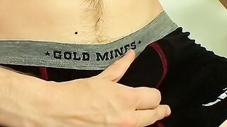 Twink Bryce Corbin showers and masturbates solo on camera