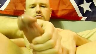 Bald dude Tony masturbates and gets his big cock sucked well Hoe 2