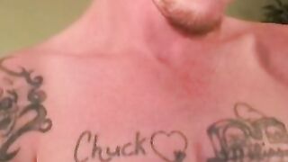 Rough stud masturbates solo and shoots cum all over himself Hoe 2