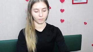 Young Ukrainian blonde in red panties