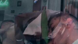 Elegant bearded man fucks man in suit doggystyle Daken Lukas