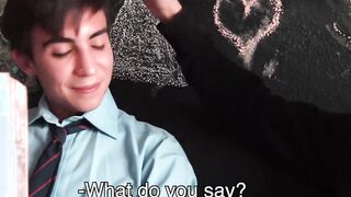 Pierced Latino teen turned gay for cash with bareback fuck