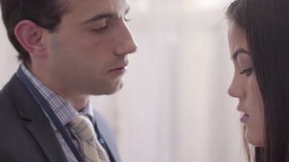 Kendra Spade sucking cock before getting banged